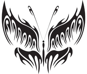 Tribal Butterfly 35